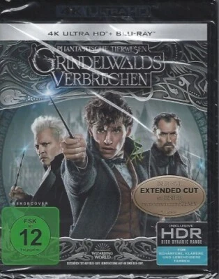 Phantastische Tierwesen - Grindelwalds Verbrechen - (4K Ultra HD) - BluRay - Neu - Bild 1 von 2
