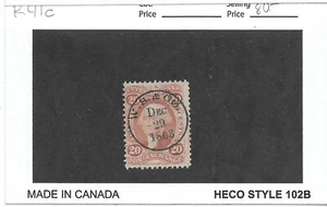 20c Foreign Exchange Tax Stamp, Sc # R41c, used. Nice Canx (55844) - Picture 1 of 1
