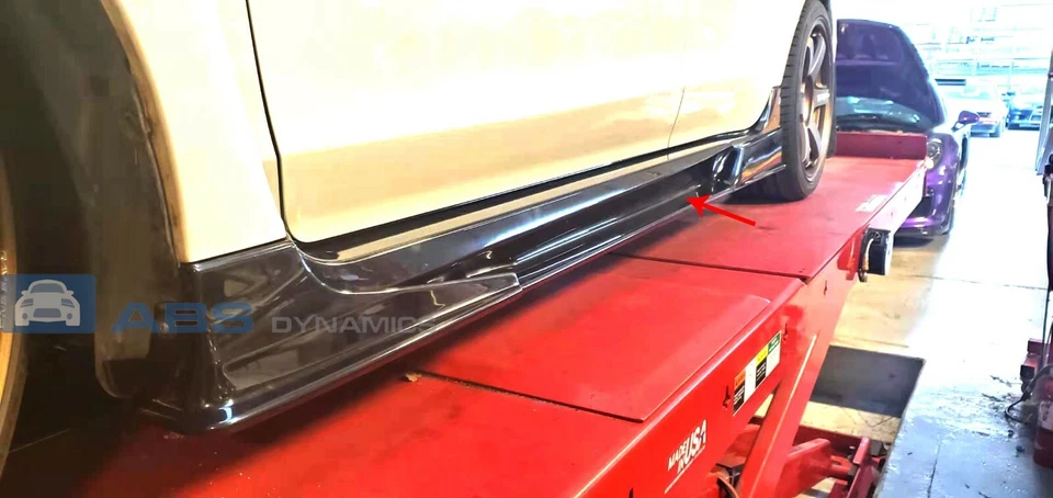 PARA 15-20 Subaru WRX STI 4 puertas estilo VR-II falda lateral con cubiertas laterales de plástico Foto 1 de 1