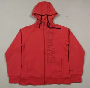Felpa con cappuccio Columbia Oregon State Beavers full zip fori pollice arancione donna grande - Foto 1 di 12