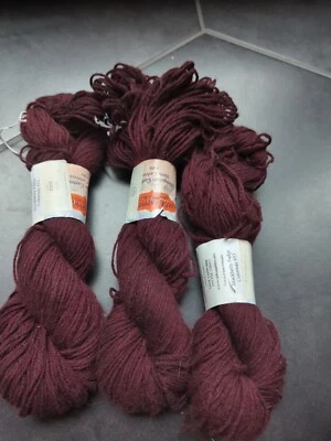 Jade Sapphire 4 Ply Mongolian Cashmere Set Of 3 Blackberry Fudge 55g 200 Yds Ea - Image 1 of 2