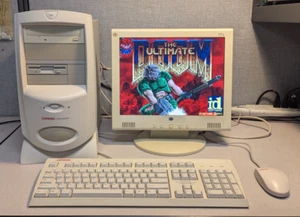 Compaq Presario 7360 K6/2 500MHz OpenGL ESS Windows 98 DOS Retro Gaming PC - Bild 1 von 20