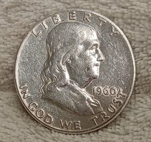 1960 P FRANKLIN PROOF HALF DOLLAR TP-3344 - Picture 1 of 2