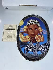 ISLANDIA International Rendille Woman & Crowned Crane People Of Africa 1997 - Picture 1 of 5