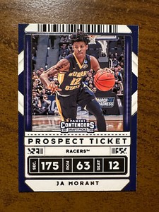 JA MORANT 2020 Contenders Draft Picks #44 NBA Basketball Card