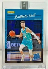 LaMelo Ball 2020-21 Panini Instant NBA Rated Rookie Retro BLACK RC #'d 1/1