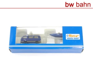 Roco H0 1730 Set: VW T3 Bus des THW mit Boot auf Anhänger Zille - Bild 1 von 2