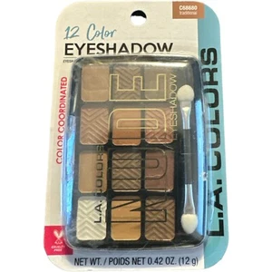 L.A Colors 12 Eyeshadow Palette Nude Traditional - Picture 1 of 2