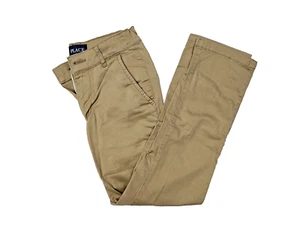 New Boys Uniform  Children's Place flax size 7 Stretch Skinny Chino Pants   - Picture 1 of 9