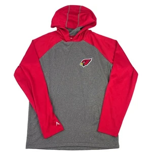 Antigua Herren Arizona Cardinals Mesh Hoodie NFL rot grau Langarm Gr. Small - Bild 1 von 6