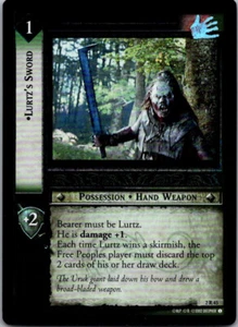 LoTR TCG MoM Mines of Moria Lurtz's Sword FOIL 2R43 - Picture 1 of 1