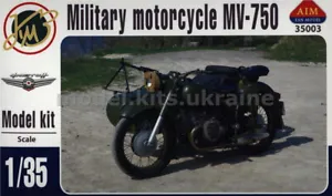 AIM 35003 Military Motorcycle MV-750 - 1/35 model kit - Picture 1 of 14