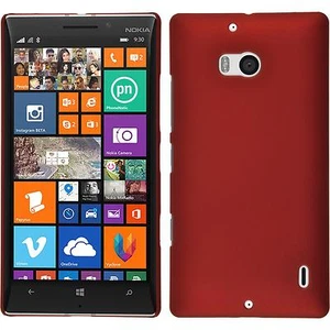 Hardcase for Nokia Lumia 930 rubberized red Cover + protective foils - Picture 1 of 1