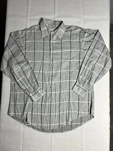 Vintage Gitman Bros Kenson Classics Shirt Men’s Button Up Linen Cotton Blend USA - Picture 1 of 6