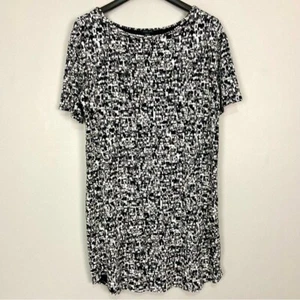 Abito donna collezione J. Jill Wearever taglia L Petite Shift maglia manica corta - Foto 1 di 7