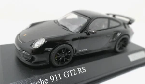 Minichamps 1:43 - Porsche 911 (997.2) GT2 RS, nero, cerchi neri 400069401 - Foto 1 di 9