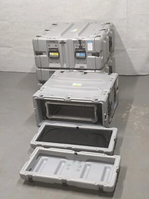 Hardigg 19" 3U Double End Shock Rack Mount Transport Flight Storage Case Box - Image 1 of 4