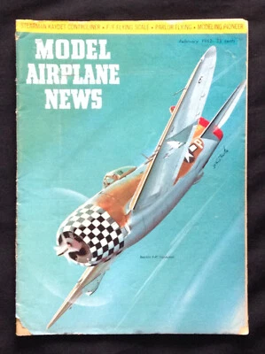 February 1962 VTG Model Toy Airplane Magazine ~ P47 Republic Thunderbolt - Image 1 of 4
