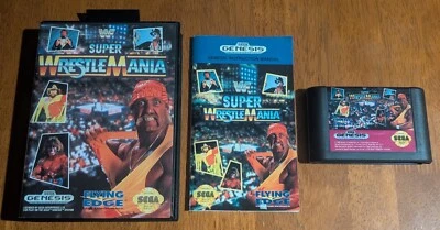 1992 Sega Genesis WWF Super WrestleMania CIB *Good Condition* - Image 1 of 4