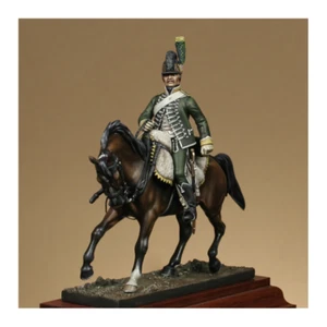 METAL MODELES - CCR - Kit à peindre -Chasseur à cheval 1790 - 54 mm - Picture 1 of 1