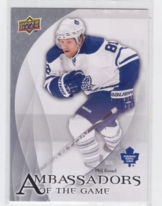 10/11 UD...PHIL KESSEL...AMBASSADORS OF THE GAME....CARD # AG-7...MAPLE LEAFS - Picture 1 of 1