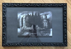 H.R GIGER, 350 HOMMAGE A BOCKLIN, 1977, ORIGINAL gerahmt 16x24 Vintage - Bild 1 von 8