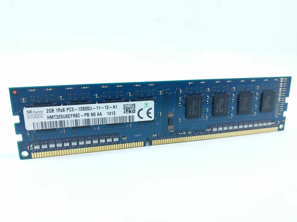 Hynix HMT325U6EFR8C-PB N0 AA 2GB PC3-12800 DDR3 1600MHz Desktop PC RAM - Image 1 of 1