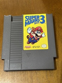 NINTENDO SUPER MARIO BROS. 3 NES-UM-USA-1 MADE IN JAPAN 1985 Cartridge Tested