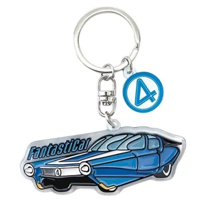 MARVEL Fantastic Four First Step Movie Retro Keychain TOHO 2025 from Japan - Picture 1 of 3