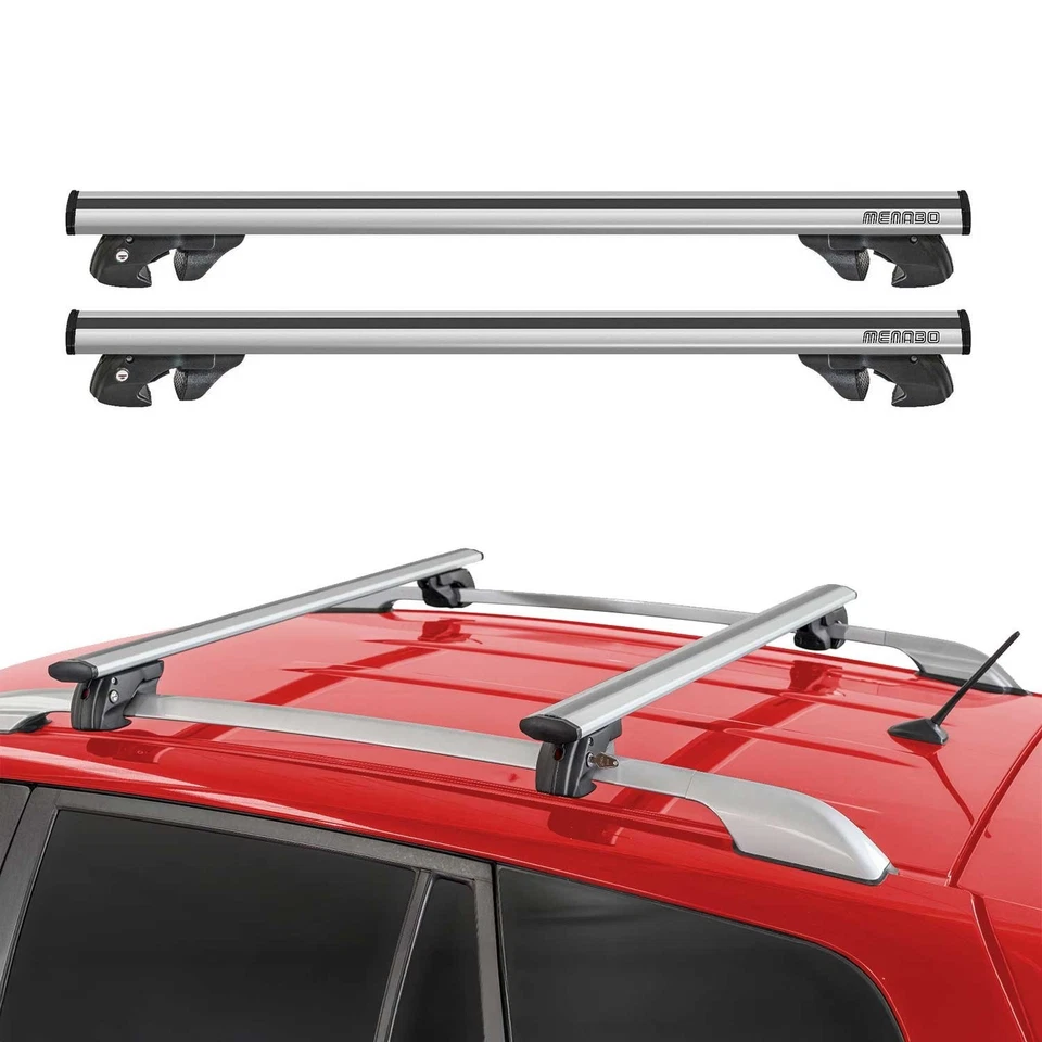 For Suzuki Forenza 2004-2008 OMAC USA Silver Raised Roof Rails Cross Bars Foto 1 de 4