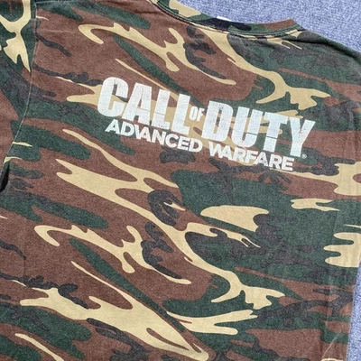 Microsoft Call Of Duty Advanced Warfare Double Sided Camo T Shirt Video Game XL  - Image 1 of 4