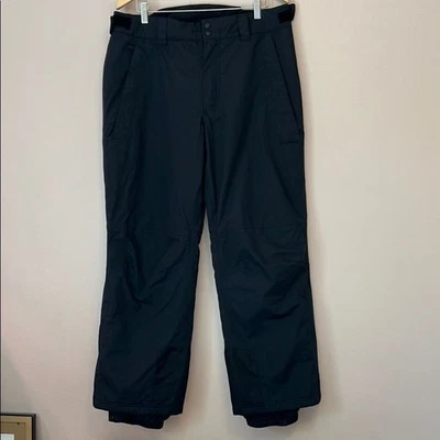 LL Bean Snow Pants Men’s Large Ski Snowboard Waterproof Black Insulated Winter - Image 1 of 4