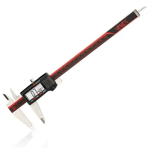 IP54 Grade Digital Caliper, DCLA-0805 8 Inch/200mm, Inch/Millimeter/Fractions... - Picture 1 of 7