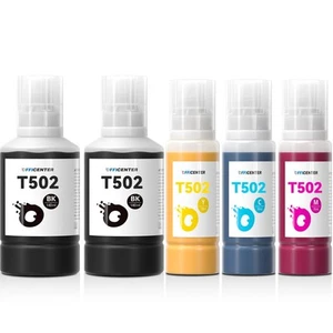 T502 502 Ink Refill Bottles for Ecotank ET2760 ET-4760 ET2750 ET-3760 ET-2850... - Picture 1 of 8