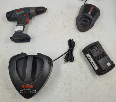 Lot of 4 Various Bosch Power Tools, Drill/Driver GSR 14,4V-LI - Used, Working - Image 1 of 4