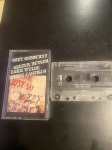 Ozzy Osbourne  Just Say Ozzy CASSETTE TAPE 1st US issue black sabbath zakk wylde - Picture 1 of 1