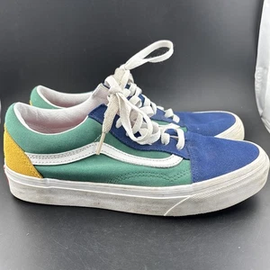 Zapatos Vans Yacht Club Old Skool 5.5 Hombres/7.0 Mujeres Colorido Bloque Gamuza - Imagen 1 de 7