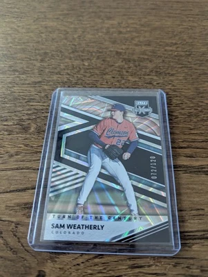 2020 Panini Elite Extra Edition - Sam Weatherly #81 Turn of the Century /120... - Image 1 of 2