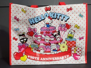 Z88~Hello Kitty 50th Anniversary Tote Bag Sanrio Characters from JAPAN - Picture 1 of 3