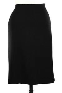 St John Strick Mini Wabenrock Kaviar schwarz Größe 14 neu ohne Etikett - Bild 1 von 1