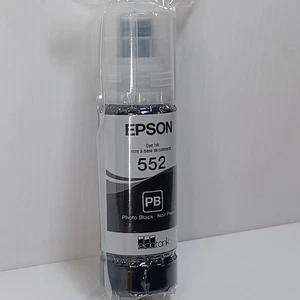 Epson 552 Photo Black PB Dye Ink 70ml Sealed - Picture 1 of 5
