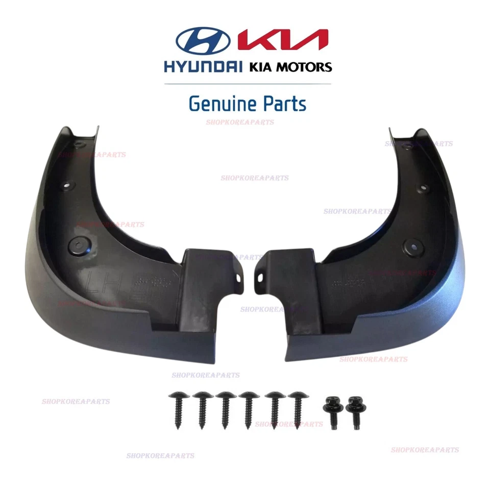 SE ADAPTA A: JUEGO DE GUARDABARROS PROTECTOR CONTRA SALPICADURAS DELANTERO KIA SOUL 14 - 16 OEM NUEVO Foto 1 de 4