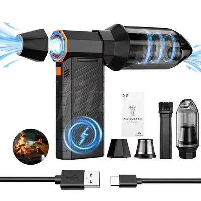 Electric Compressed Air Duster 280000RPM cordless Cleaner Blower For PC Computer - Image 1 of 4