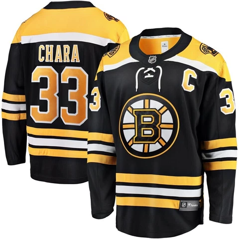 Zdeno Chara Boston Bruins Fanatics Youth Premier Breakaway Black Home Jersey NWT Cover
