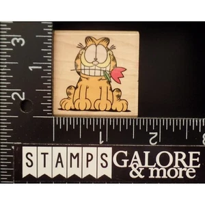Rubber Stampede stamps A305-C CATSANOVA GARFIELD LOVE ROSE FLOWER #T28 - Picture 1 of 2