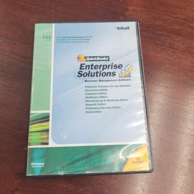 * Intuit QuickBooks Enterprise Solutions software CD 2003 Version 4.0 WITH CODES - Image 1 of 3