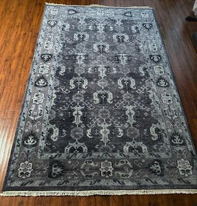 Surya Zeus Area Rug 5' X 8'  ZEU-7830 , Navy/Dark Purple - Picture 1 of 4