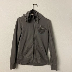 Fox Racing Girls Motocross Full Zip GRAY Jacket Size Medium - Picture 1 of 5