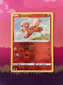 Pokemon Card Growlithe Silver Tempest Reverse Holo 019/195 Near Mint - Picture 1 of 2