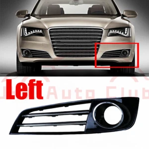 Luz antiniebla del parachoques delantero derecho cubierta de rejilla electrónica con orificio ACC para Audi A8 D4 2011-2014 - Imagen 1 de 5